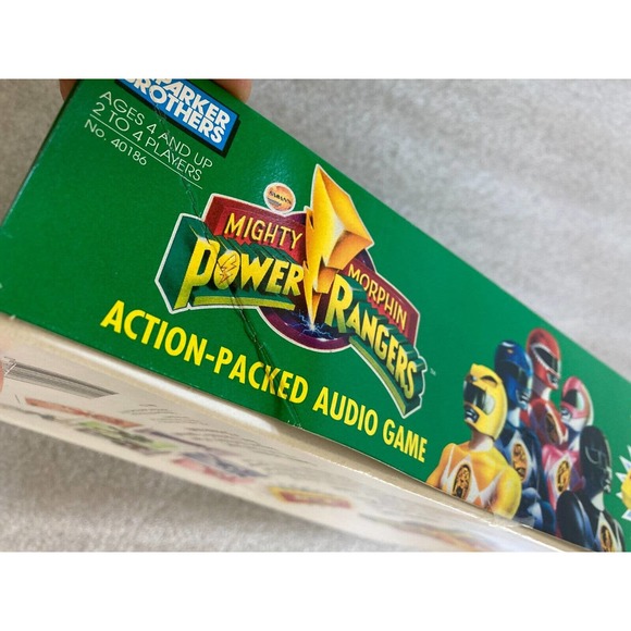 Vintage 1994 Mighty Morphin Power Rangers Action-Packed Audio Game Yellow Tape - Picture 6 of 6